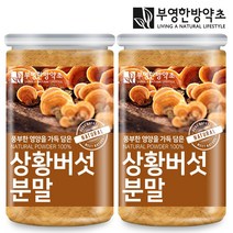 부영한방약초 국산 장수 상황버섯 가루 50g, 2개