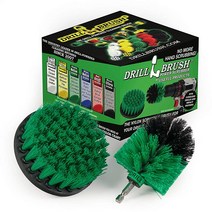 Drill Brush Power Scrubber by Useful Products 카약 - 청소 용품 드릴 브러시 래프트 보트 카누 공기 주입식 액세서리 선체 클리너 연못 찌꺼기, Green