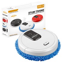 RUN Home 무선 스마트 로봇 청소기 찜질 기능 물걸레 uv 살균 미니, KN화이트