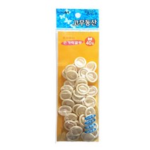 샵민트 수작업 M40입 손가락골무 고무링 무파우더 코텍 천연