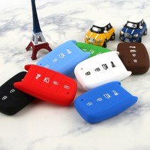[3G MALL] 올뉴쏘렌토 K5 더뉴K3 니로 스마트키 실리콘 키케이스 실리콘키케이스, 블루