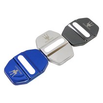 주주 마세라티 도어스트라이커 기스방지 녹방지 커버 몰딩, 02. 블랙크롬