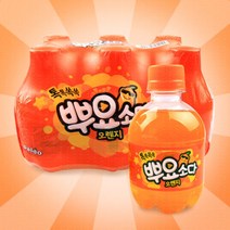 팔도 톡톡쏙쏙 뿌요소다 245ml 오렌지 6개 457GK8