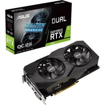 PC 그래픽 카드 ASUS Dual 지포스 GeForce RTX 2060 EVO OC, Graphic Card