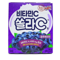 쏠라씨 비타민C 블루베리, 9개, 20정