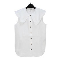 [가니] 포플린 민소매 블라우스 F4715 151 BRIGHT WHITE [GNC020]