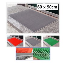 샤워장 입구 물빠짐 논슬립 발매트 60x90 흙먼지 현관용 신발털이 로비, 1개, 레드 중