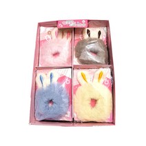 뽀송뽀송 밍크팔찌 헤어슈슈(1p) 어린이 헤어 핀 끈
