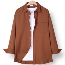 [오버나인] 남자 4XL 빅사이즈 링클프리 오버핏 긴팔 셔츠