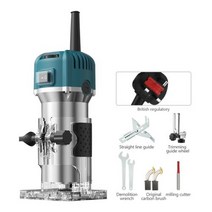 루터기 목재 재단기 루타 공구 목공 전기 트리머 나무 밀링 조각 트리밍 기계 손 라우터, UK Variable Speed
