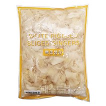 이엔 초생강 백색 슬라이스 장아찌, 1.3kg, 1개