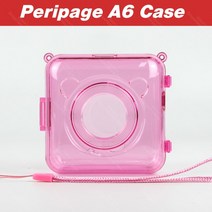 스마트폰사진인화기 휴대폰 사진출력 Peripage-휴대용 미니 핸즈프리 포켓 감열 포토 프린터 58mm BPA 10, 07 Only Printer Case