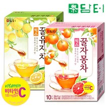 담터 꿀 자몽차 믹스 10T +유자차 10T, 담터 꿀 자몽차 믹스 10T +유자