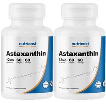 뉴트리코스트 아스타잔틴 12mg 소프트젤, 60개입, 2개, 60정