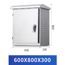 배전함 CCTV 함체 야외 스테인레스 스텐 분배 상자 통신 방수 설치 전기 제어함 박스, 600x800x300mm 201스테인레스