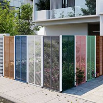 파티션 나무 원목 우드 휀스 홴스 난간 옥상 가림막, H150xW90cm 다이아몬드 화이트