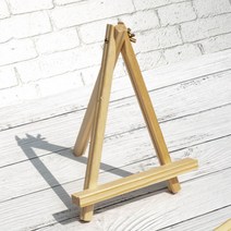 캔버스액자전시이젤 원목 나무 사진작품받힘대 켄버스그림거치대