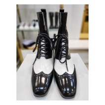 [에고이스트] [W몰 ] 첼시 콤비 배색 부츠 EM4AS060