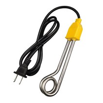 전기 순간온수기 휴대용 600w-1500w 침수 보일러 스테인레스 스틸 난방 풀 탱크 1m 유럽/미국 플매트 카펫 러그, 02 US-1000W-1.5m