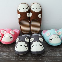 [W24A273] 양인형 털 슬리퍼 겨울 남성 여성 실내화 거실화 신발