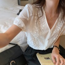 코코블랑 에린 모티브 블라우스