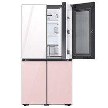 삼성 비스포크 쇼케이스 냉장고 870L-글램화이트핑크, 입고지연시 배송 2주 정도 예상, 상세페이지 참조