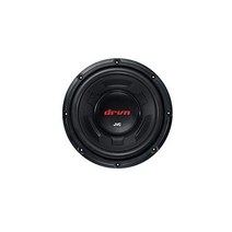 JVC CWDR124 DRVN 12인치 4옴 350와트 자동차 오디오 서브우퍼 신뢰할 수 있는 저주파 펀치 싱글 검은색, 12