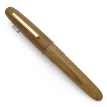 Jinhao 9056 천연 나무 만년필 수제 M/F 펜촉 잉크 펜 및 컨버터|Fountain Pens|, 1개, M Nib, Green Sandalwood
