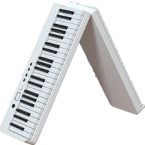 접이식피아노 88건반 폴딩피아노 디지털 전자 악기, 88 열쇠 화이트라이트 머니 마구