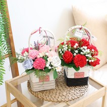 어버이날 비누꽃 그라시아스 카네이션 바구니, 그라시아스 카네이션 레드
