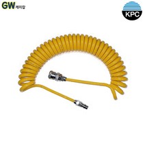 코리아뉴매틱 우레탄코일호스 커플링 5M, 우레탄코일호스(커플링) 8 x 5 x 5M