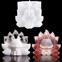 Voyyphixa 구미의 여우 실리콘 몰드 1개 세트 3D 입체 여우 여우 구미 동물 경면 마무리 에폭시 수지 uv레인지 점토 빼기형 핸드메이드 DIY 비누 촛불 입상 공예품 선물 재사용 가능