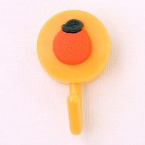 시스템 행거 고정식 파이프 스탠드 옷걸이 귀여운 만화 동물 과일 후크 욕실 주방 플라스틱 못 무료 보관 후크 키 홀더 모자 걸이 방 벽 장식 후크, 스타일 07