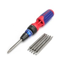 스크류 드라이버 WORKPRO-래칫 스크루 드라이버 세트 12 in 1 비트 빠른로드 메커니즘 포함 S2 키트, 01 W021483AE