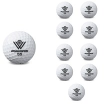 다이아윙스 고반발 비거리전용 장타 골프공 M2/ M3/ M5 [10구], 4번)M3 화이트(10구)