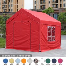 주차 텐트 그늘막 조립식 창고 노점 방수 주차장 천막 제작 가든가제보 차고 야외용 차광막 자바라, B.2mx2m 사방 둘레