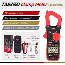 후쿠메타 후크메타 메가테스터기 저항성 누설 절연 저항계 TASI-TA8315 시리즈 디지털 클램프 미터 전류계, ta8315d - AC DC 600a