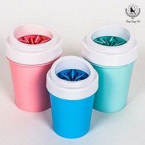 딩동펫 반려동물 실리콘 소프트발세척기, 애견발세척기_대형_핑크