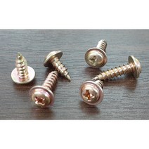 철 태핑1종 와샤붙이 목재피스 목공피스 1팩 M4x8mm(1000개) 외 사이즈, M4x16mm(1000개)