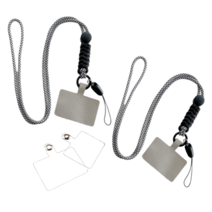 33트로피 휴대폰 태그홀더 목걸이 스트랩 4종 세트 스트랩2개 컬러태그홀더 2개 투명태그홀더 2개 레터링2개, 5