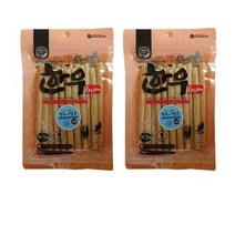 펫밥코리아 국내산 한우껌 15p, 한우와밀크 맛, 2개입