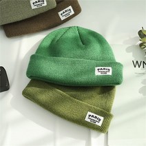 코지일이삼 남자 여자 14컬러 캐주얼 파리 패치 데일리 비니 모자 (6641343)
