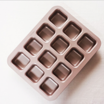 쉐프메이드 미니 큐브 파운드틀 12구 팬