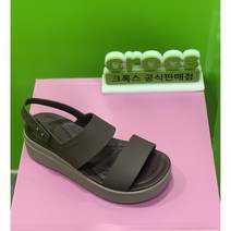 크록스 브루클린 로우 웨지 우먼 모카머스룸(206453)