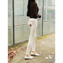 여성 기모 겨울 골프 바지 스판 팬츠 슬림핏 골프웨어