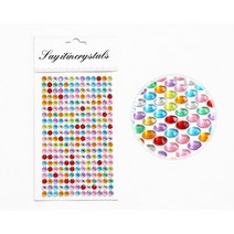 민화샵 스티커만들기 큐빅스티커 UFCST002Z, 원형 UFCST0021, 1개