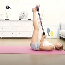 홈트밴드 로잉 튜빙 스트레칭 운동고무 밴드 1+1, 로잉밴드 핑크