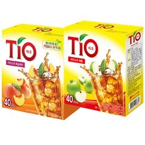 동서 티오 아이스티 복숭아맛40T+사과맛40T