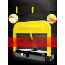 주차 방지 잠금 장치 파킹 가드 원격 주차락, 3봉 리모컨 2 리튬전지