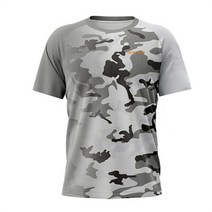 여름 낚시 셔츠 야외 남성 반팔 티셔츠 물고기 의류 UPF50 태양 보호 착용 통기성 후드 낚시 의류 낚시용 의류 낚시셔츠 아웃도어